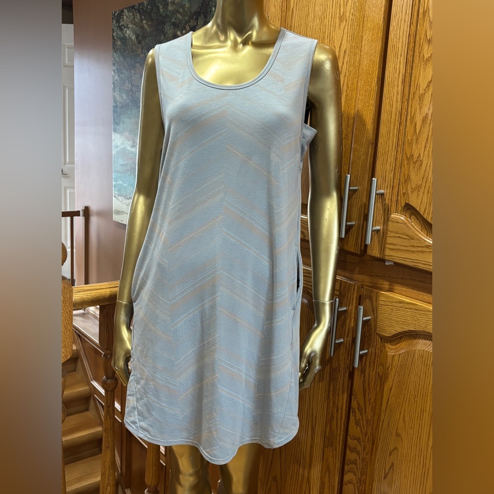 Marmot Light Blue Sleeveless Mini Dress
